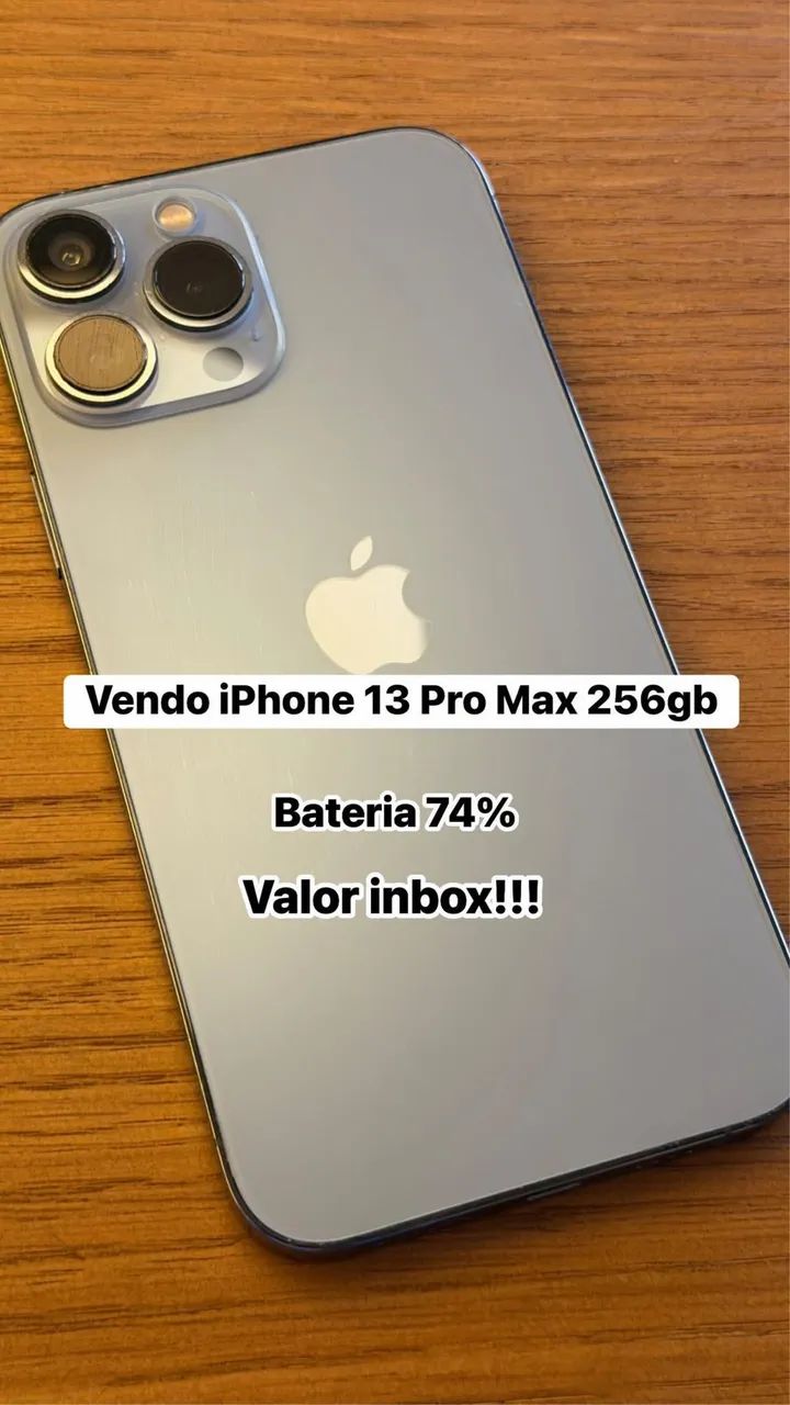 【美品】iPhone 13 pro max 256 シルバー iPhone 13 Pro Max 256gb - Celulares e Smartphones - Higienópolis