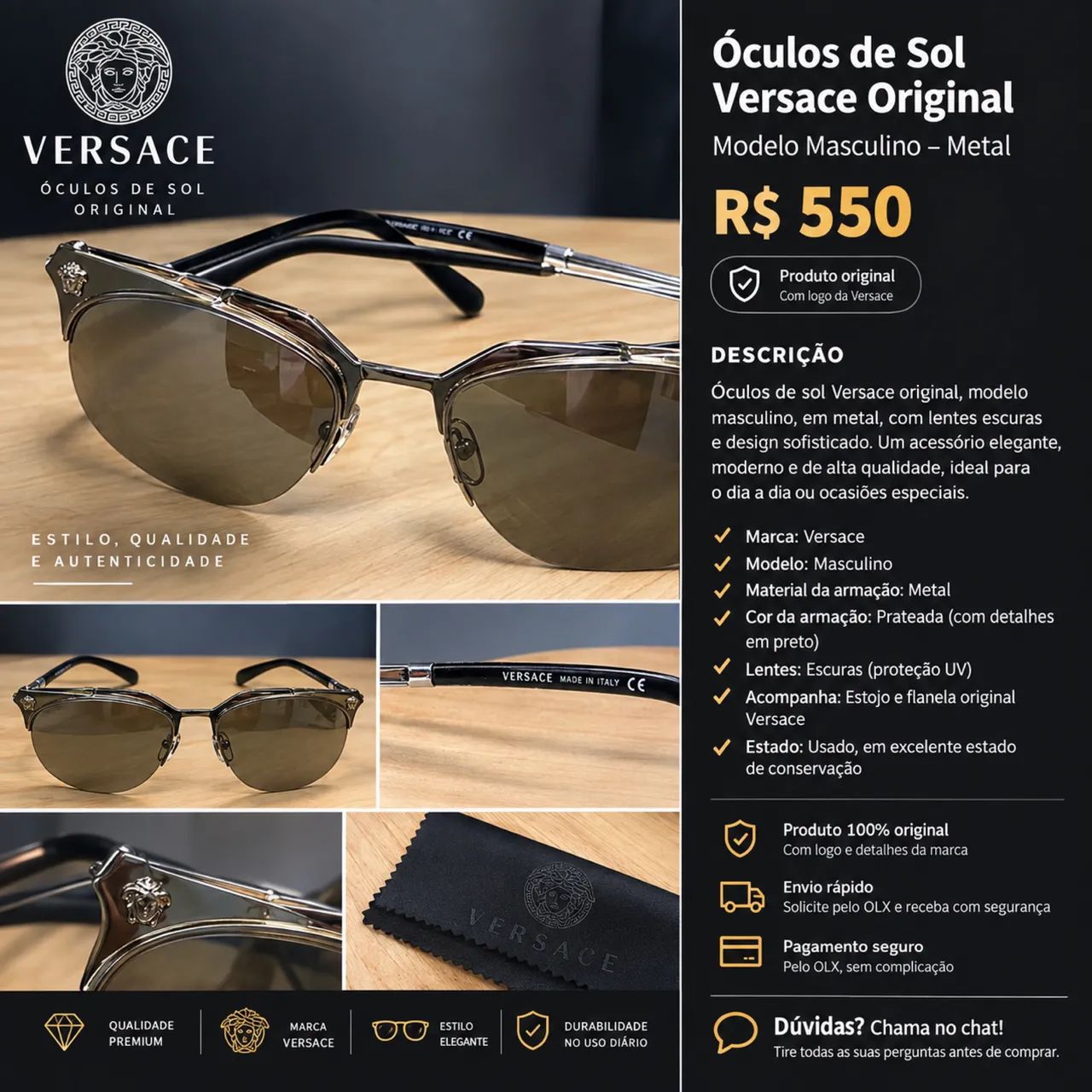 Óculos Versace 
