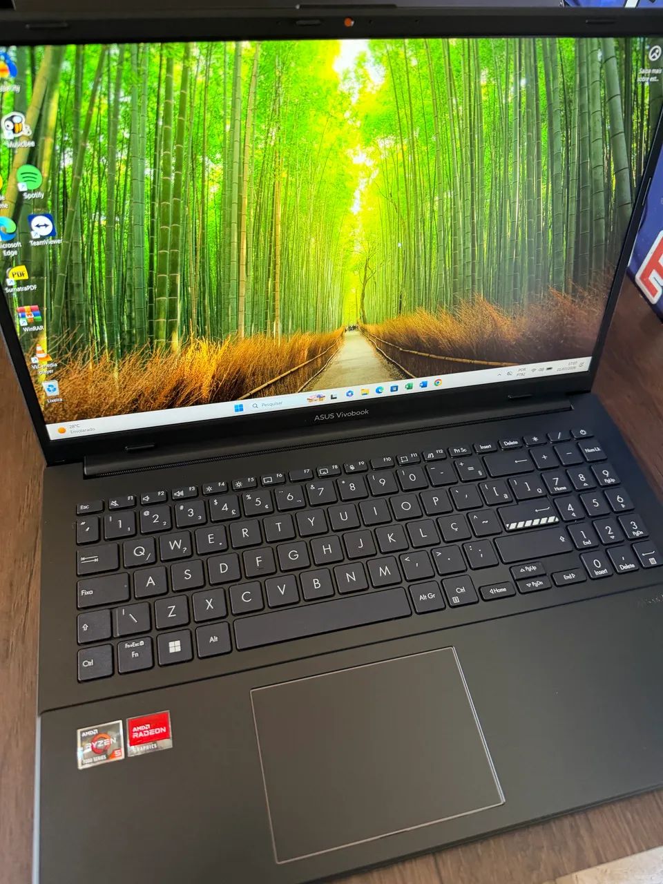 Notebook Asus Vivobook Go Tela 15.6 FullHd AMD Ryzen 5 7520U 8GB Memória Ddr5, 256GB Ssd - Foto 3
