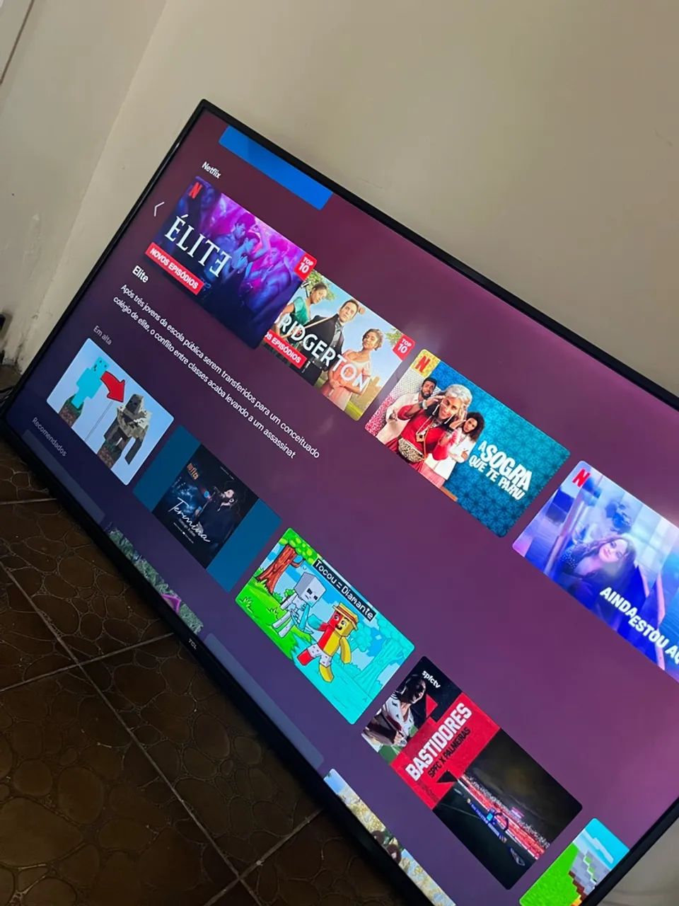 VENDO TV TCL SMART TV DE 50 POLEGADAS!  - Foto 2