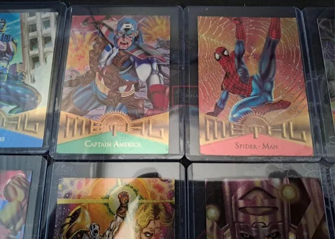 Cards Fleer Marvel Metal, DC Legends e X-men (1995) - Foto 2