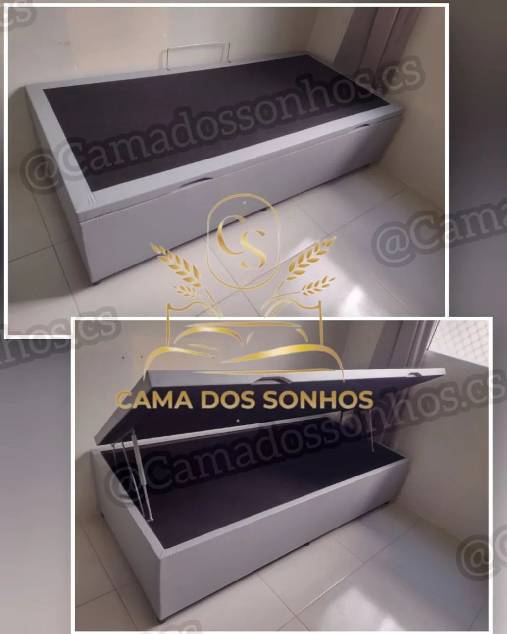 CAMA BAÚ SOLTEIRO 