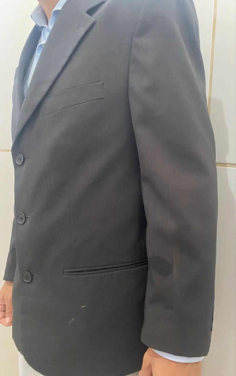 Paletó Blazer Sketch Tamanho 48 Chumbo - Foto 3