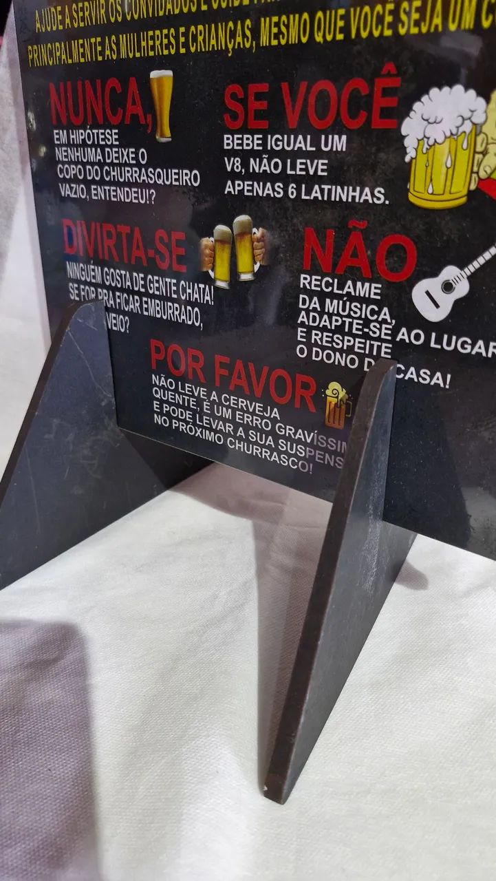 Painel churrasco com suporte  - Foto 2