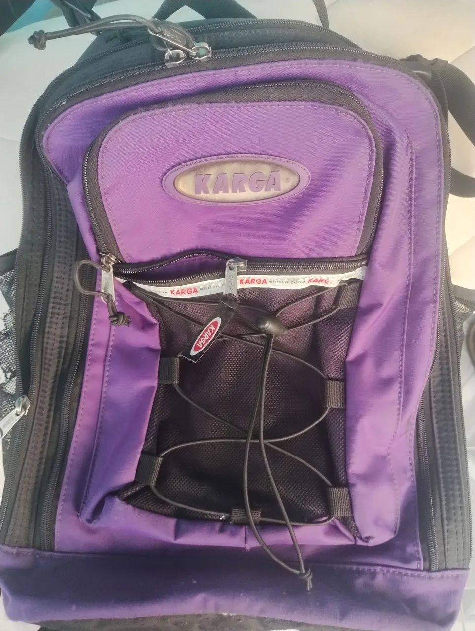 Mochila karga roxa