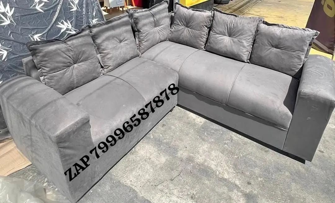 Retrátil e reclinável de luxo no linho 2.40m - Foto 4