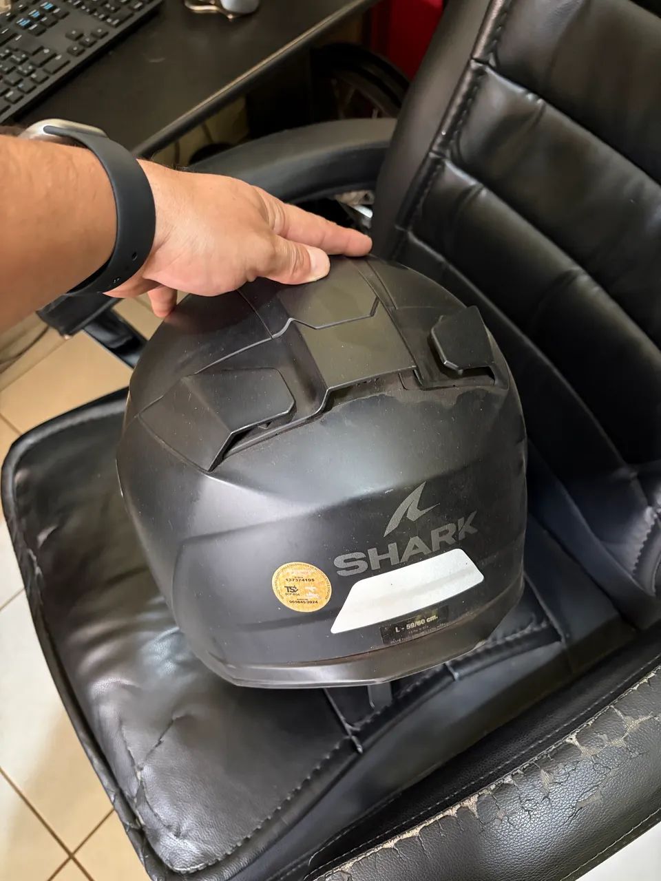 Capacete Moto Shark D-Skawl 3 - Foto 2