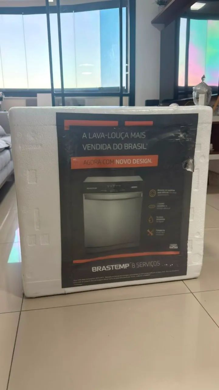LAVA LOUÇAS BRASTEMP 8 SERVIÇOS 