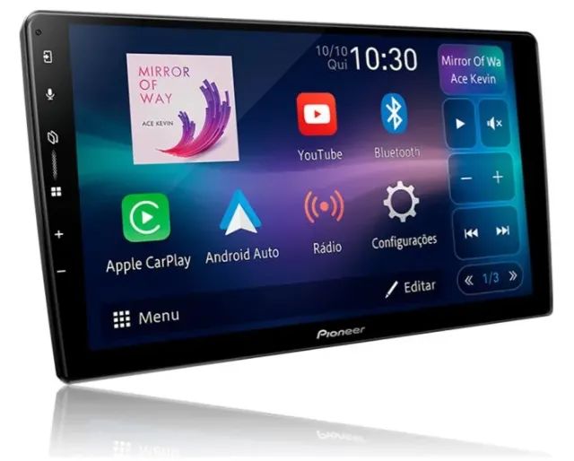 Multimídia Pioneer 9'' Dmh-ap6650bt Android Auto Carplay