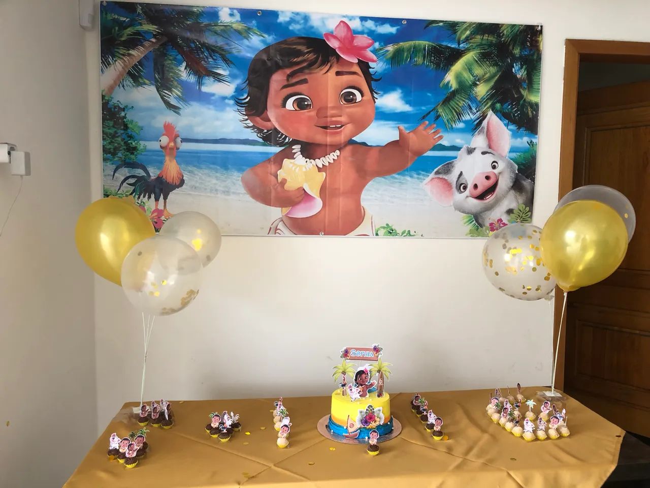 Painel decorativo Moana Baby  - Foto 2