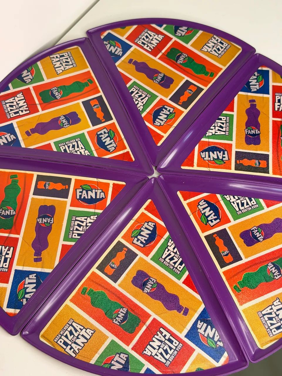 Pratos de pizza da Fanta (Coca-Cola) - Foto 2