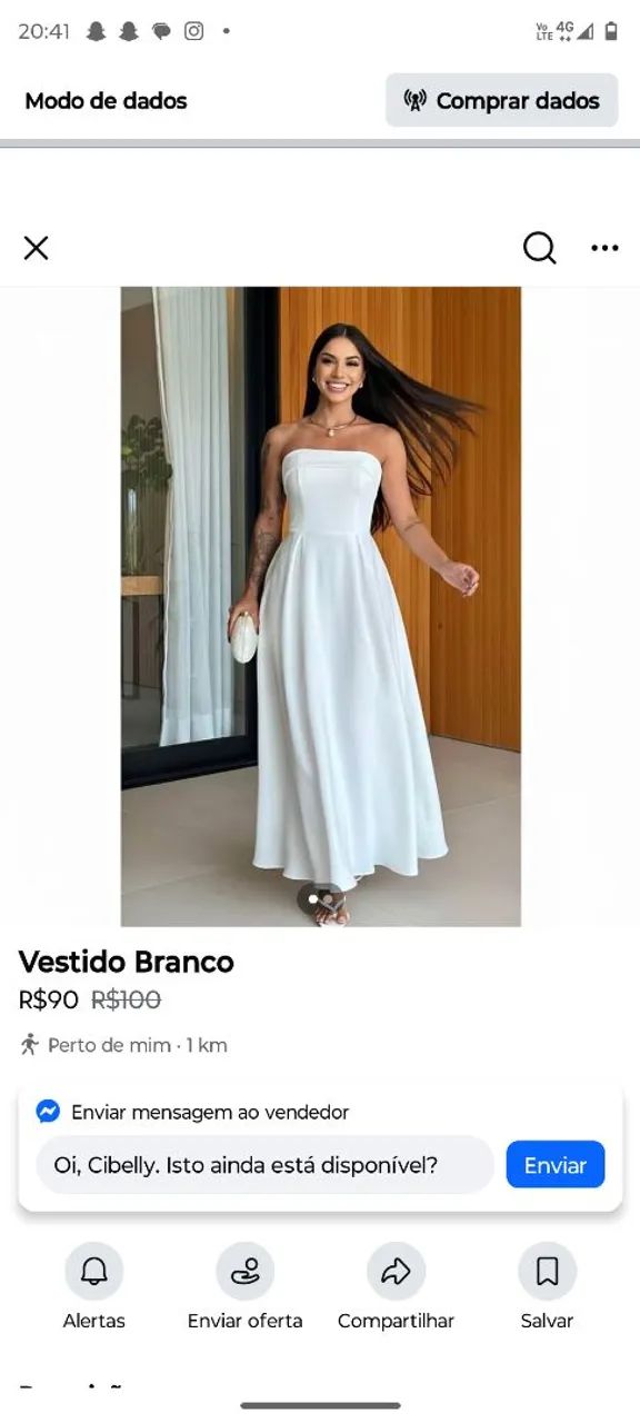 Vende se um vestido e um sapato - Foto 2
