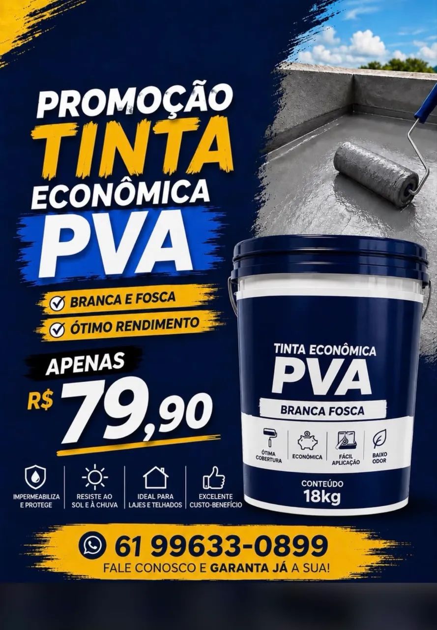 TINTA ECONÔMICA 79,95 18 L