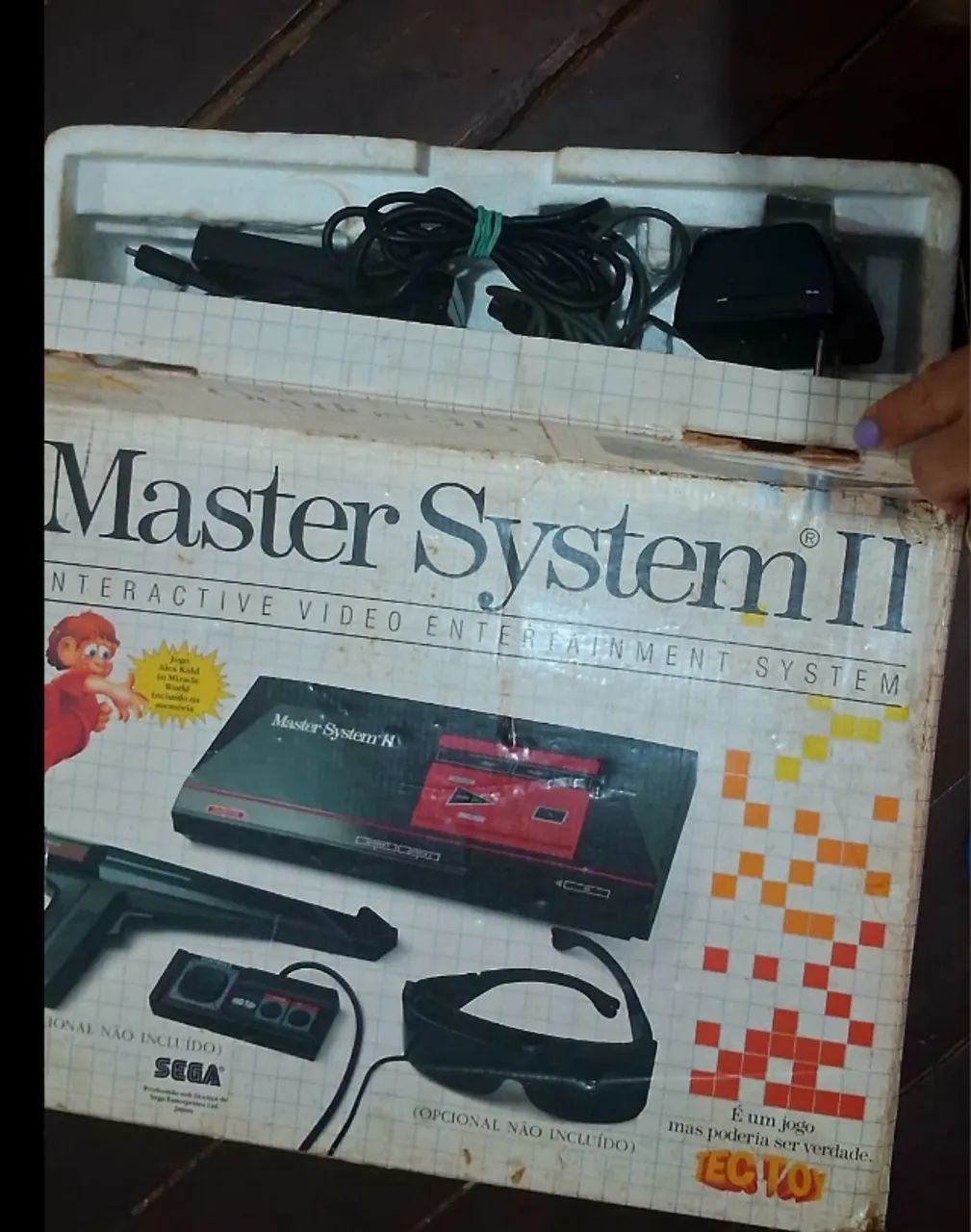 Master System II TecToy SEGA com Caixa Original  - Funcionando Perfeitamente - Foto 2