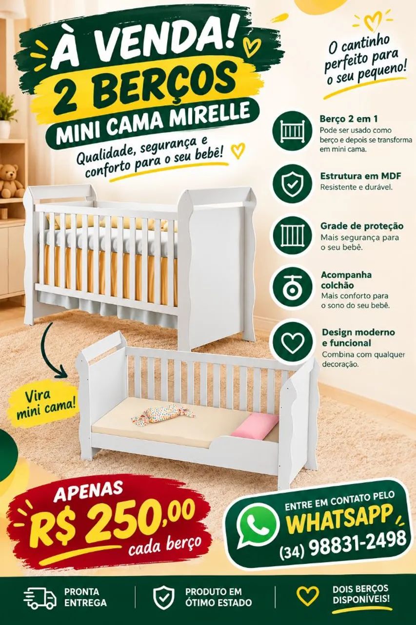 Berço Mini Cama 