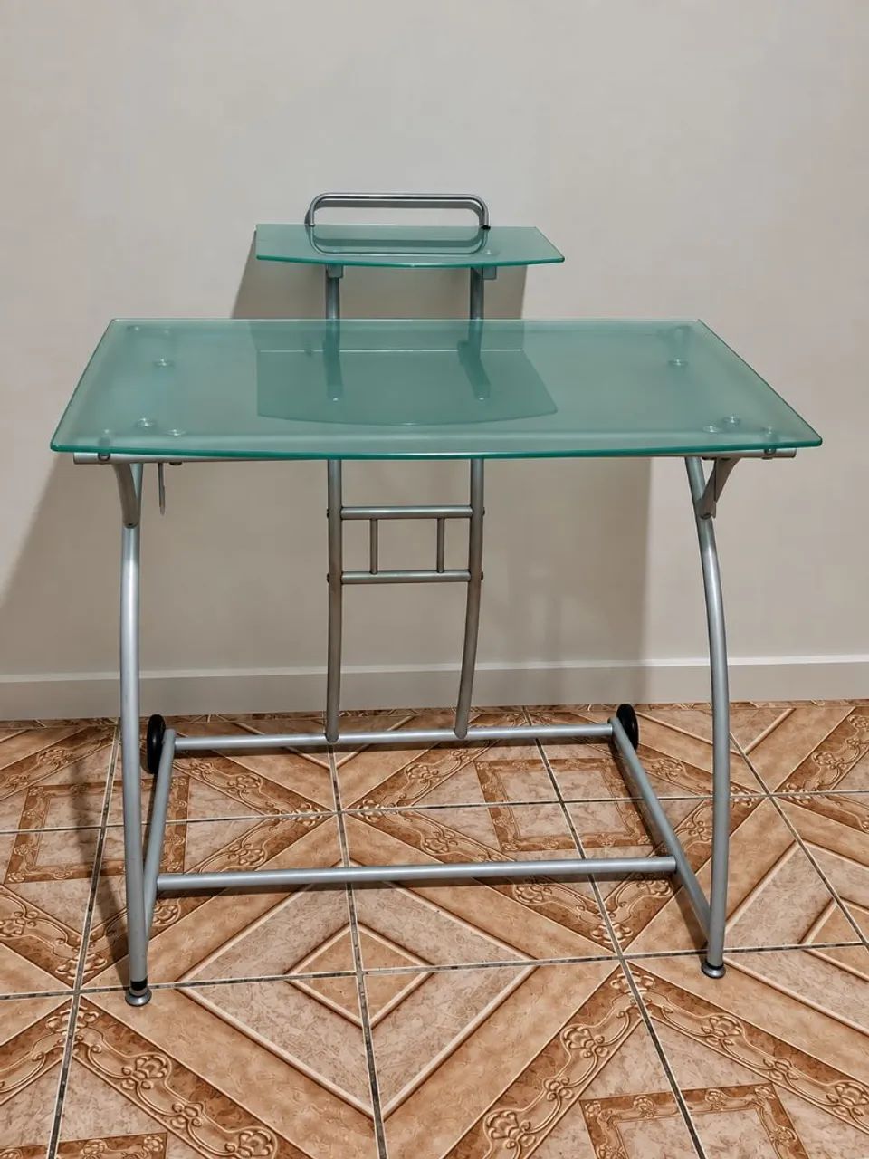 Mesa de computador de vidro - Foto 3