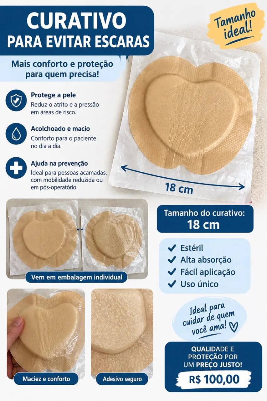 Curativo para evitar escaras - Foto 4