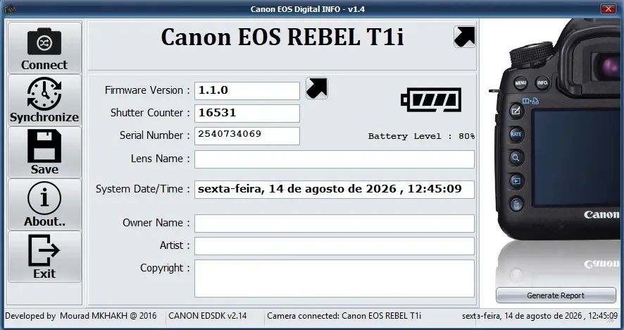 Cânon T1i - Foto 5