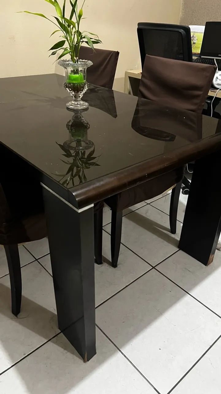Mesa de vidro com 2 cadeiras - Foto 3