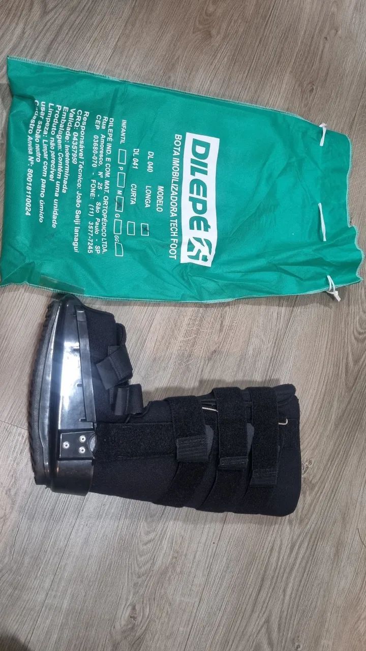 Bota imobilizadora ortopedica