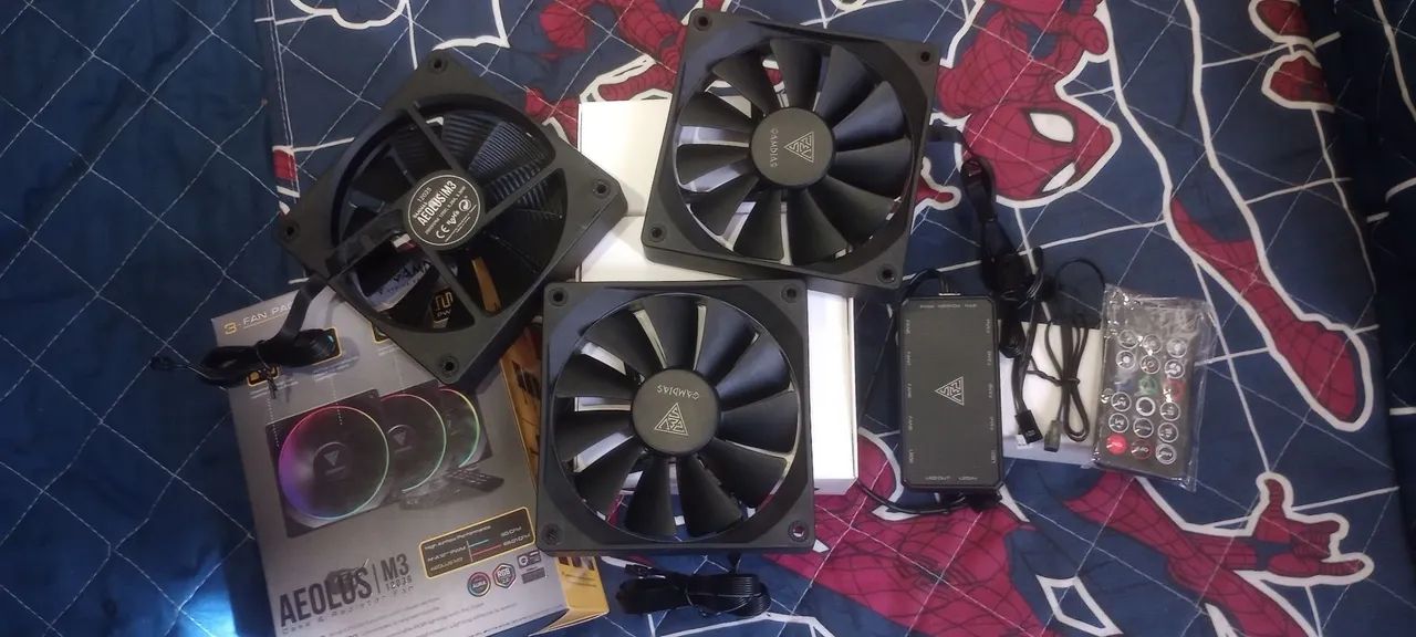 Kit Fans Gamdias 120mm - Foto 4