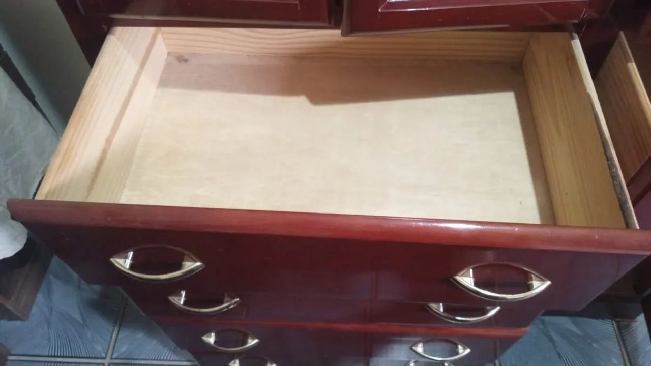Armário  com gavetas solteiro conservado - Foto 3