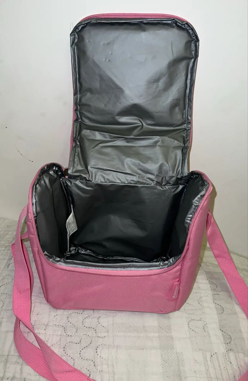 Lancheira térmica UP4YOU rosa  - Foto 5