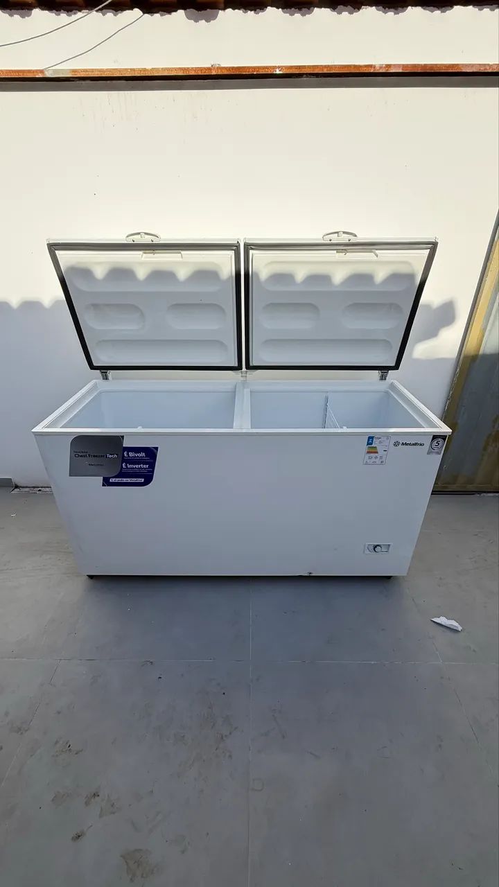 Freezer horizontal Metalfrio 543 litros bivolt inverte  - Foto 4