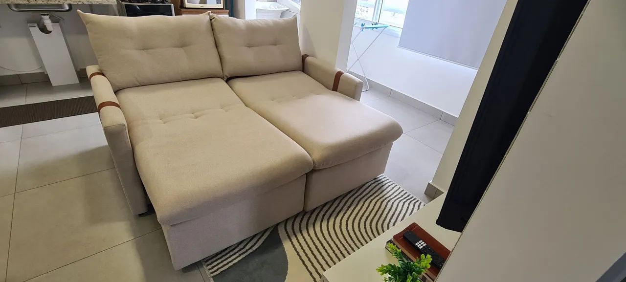 Sofa retrátil 2 módulos 