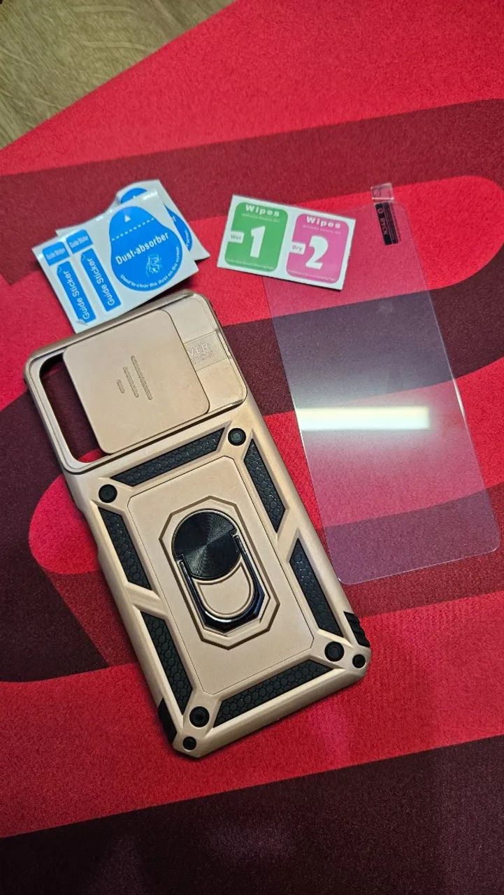 Kit capa e película para o Xiaomi Redmi Poco C65 e Redmi 13C