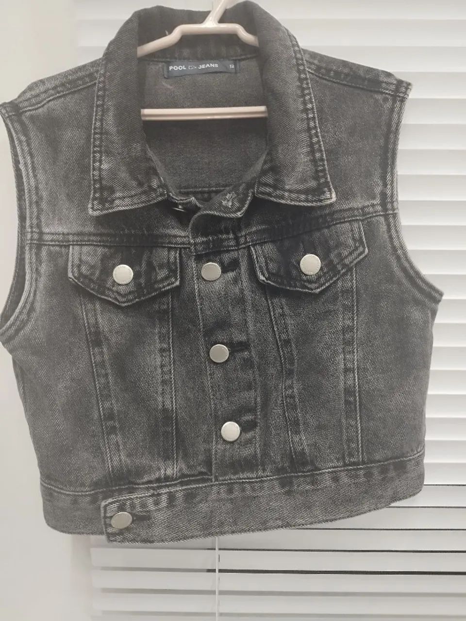 Colete jeans Tam 12