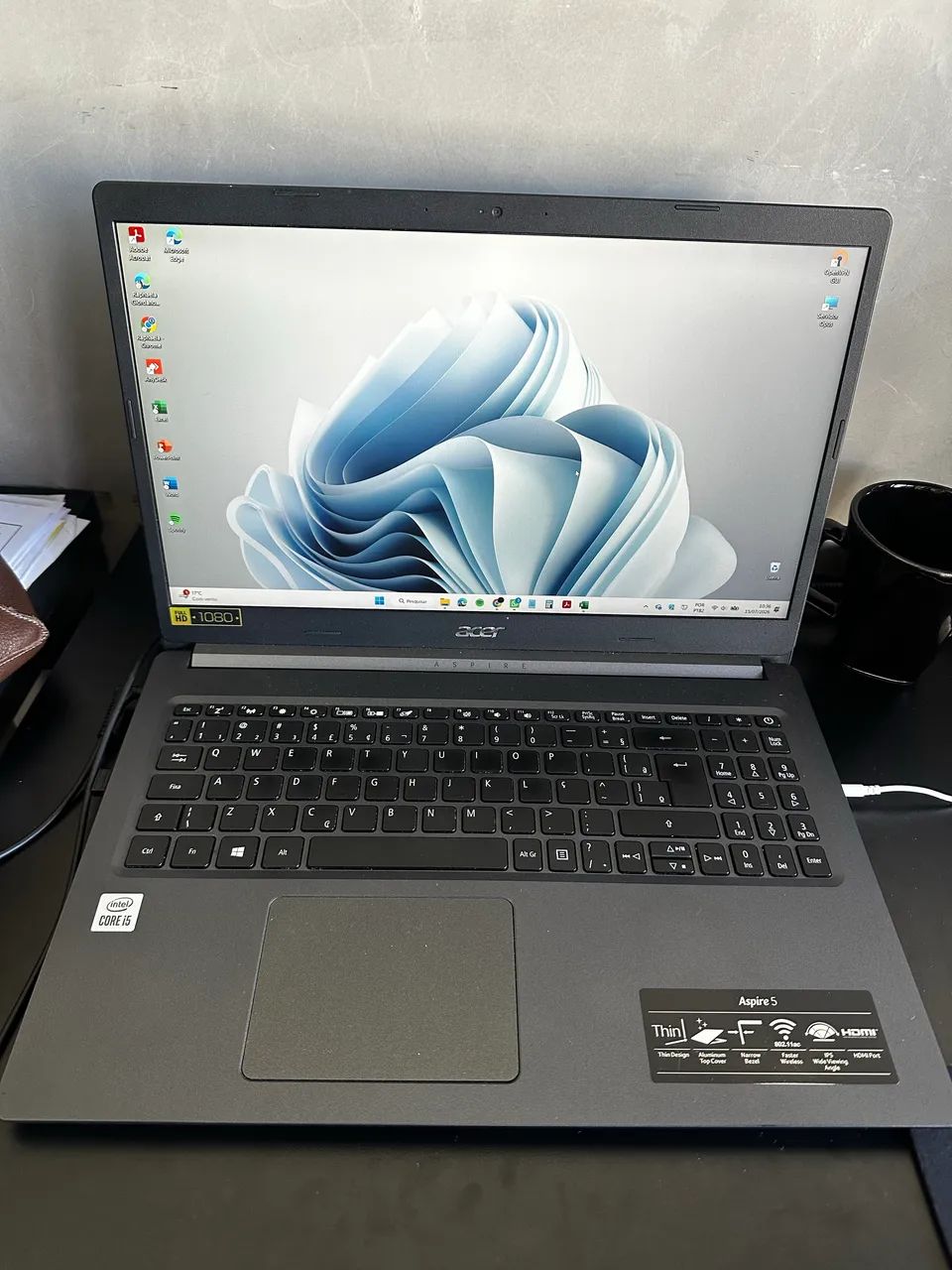 Notebook Acer Aspire 5 Intel Core i5 8gb 256gb ssd Full HD