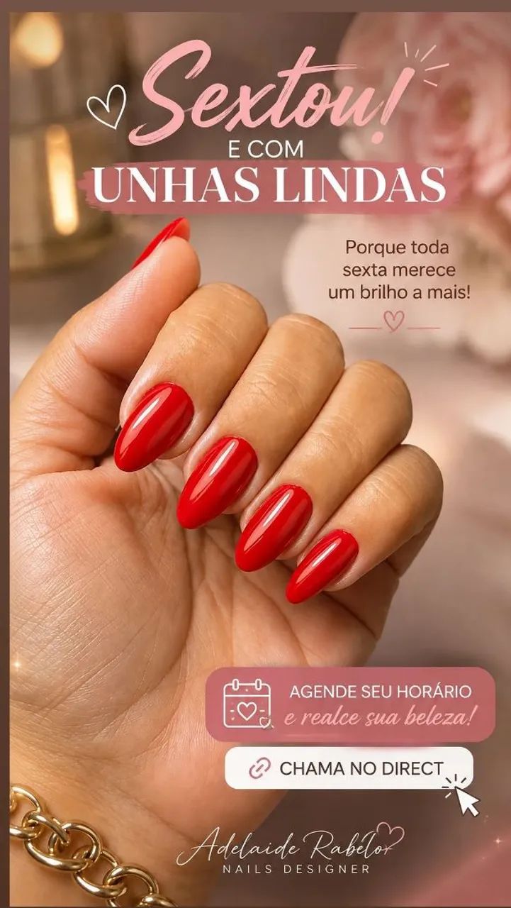 Alongamento de unhas em gel e reconstrução de unhas roídas. - Foto 2