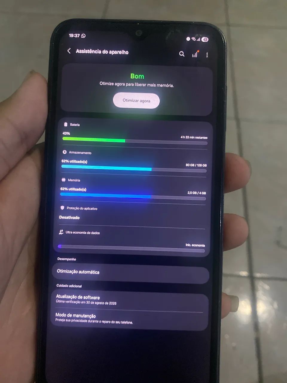 ? Samsung A14 5G em ótimo estado! Funcionando 100%. Chame no chat! - Foto 3