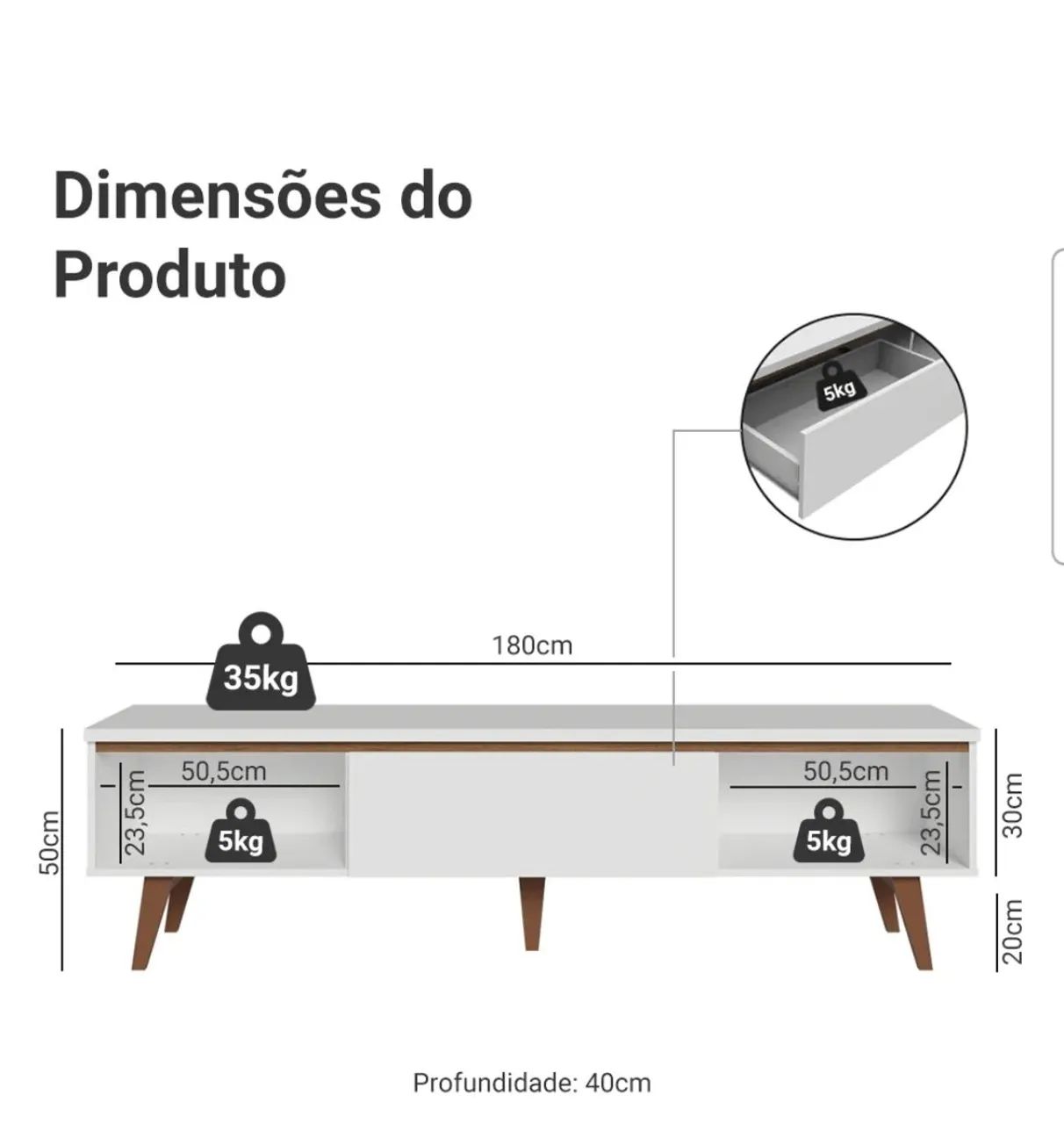Rack para TV - Foto 3