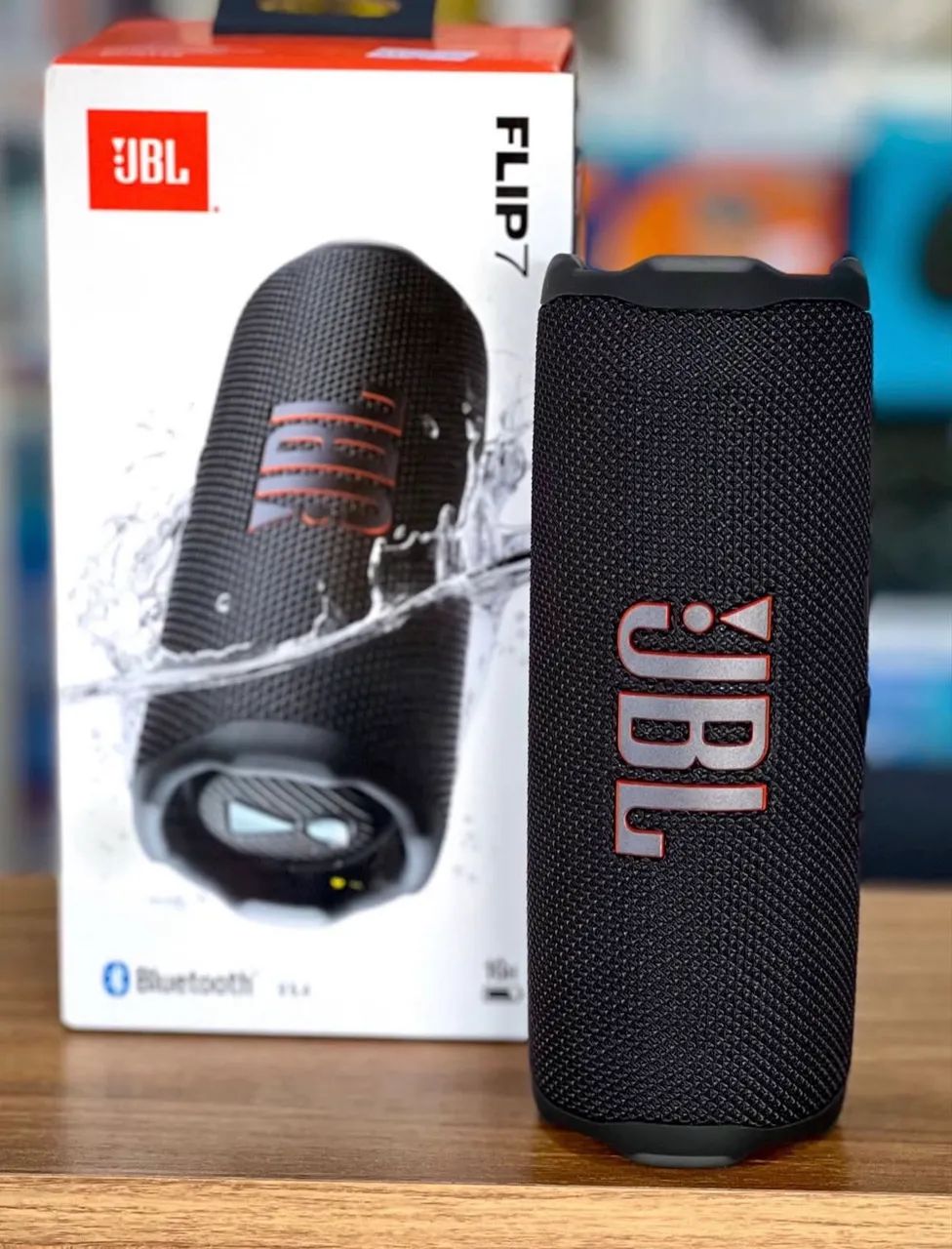 JBL Flip 7 Azul e Preta  - Foto 5