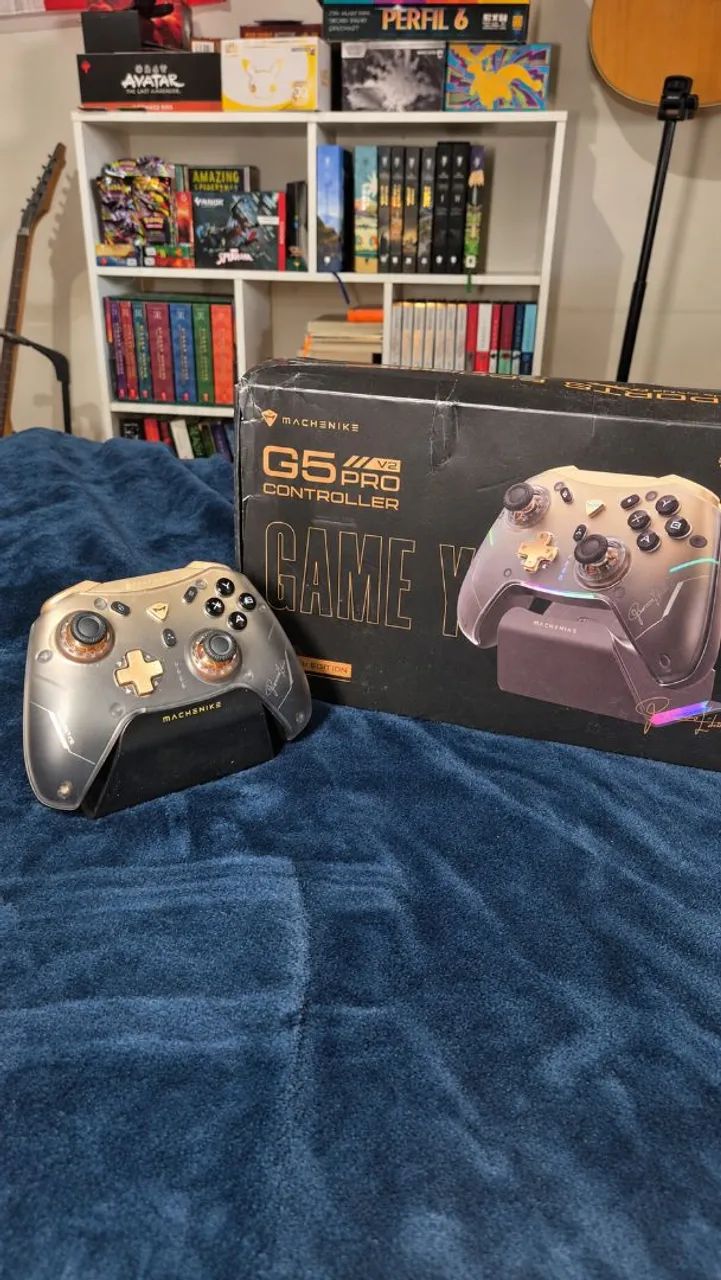 Controle Machenike G5 Pro V2 com Dock de Carga - Switch e PC