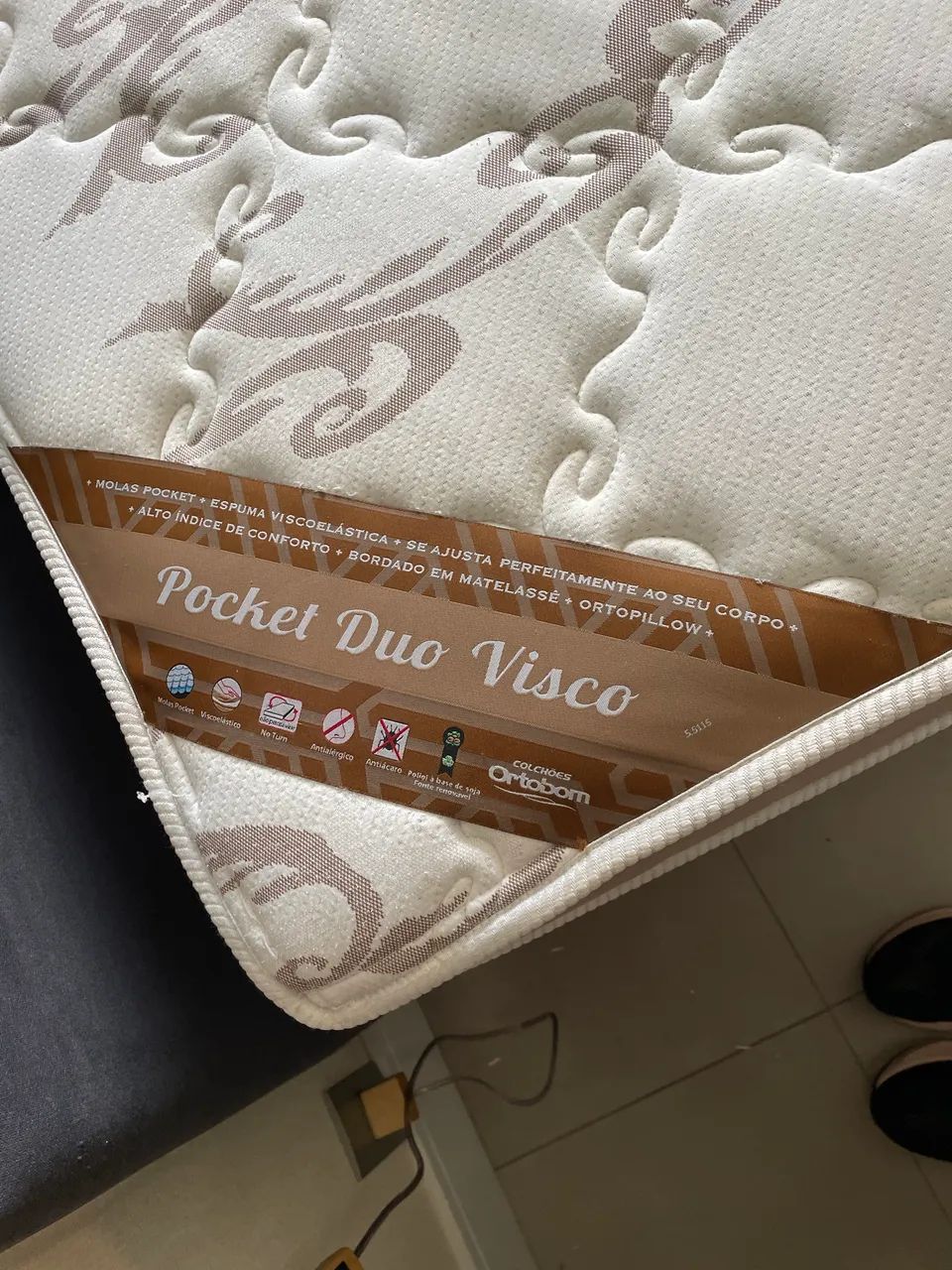 Cama box baú de boa qualidade em bom estado - Foto 2