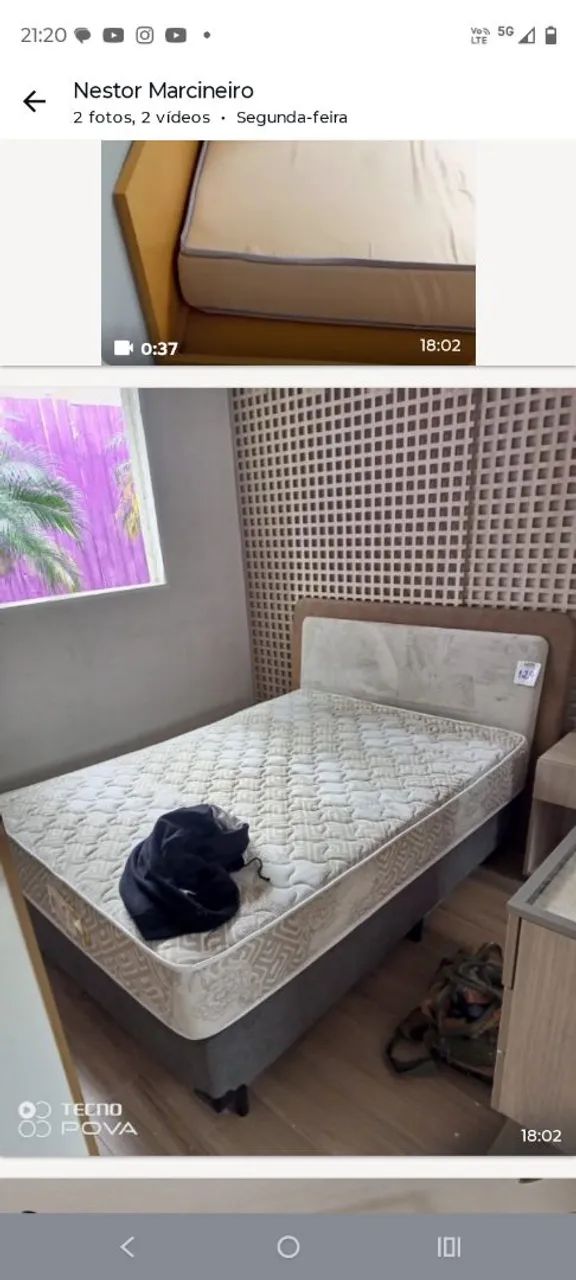 Cama de casal nova