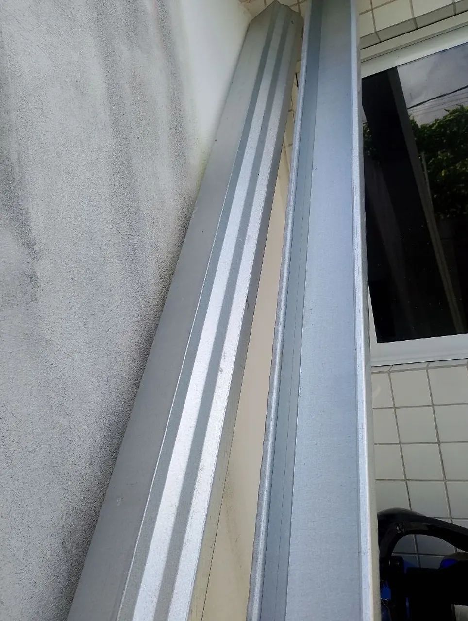 Calha de zinco galvanizado 