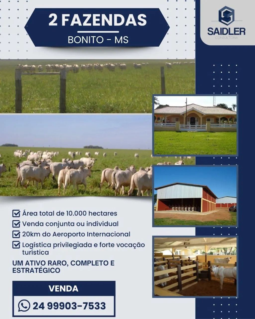 Fazenda em Bonito MS, 10.000 hectares