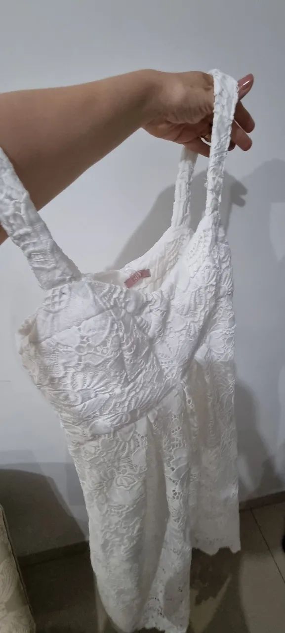 Vestido branco para noivado ou casamento  - Foto 3