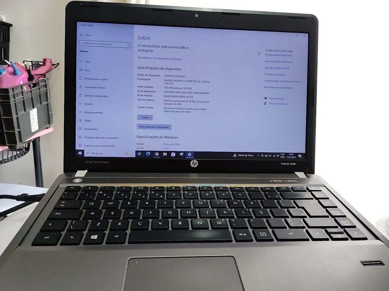 Notebook HO probook i5 16gb - Foto 3