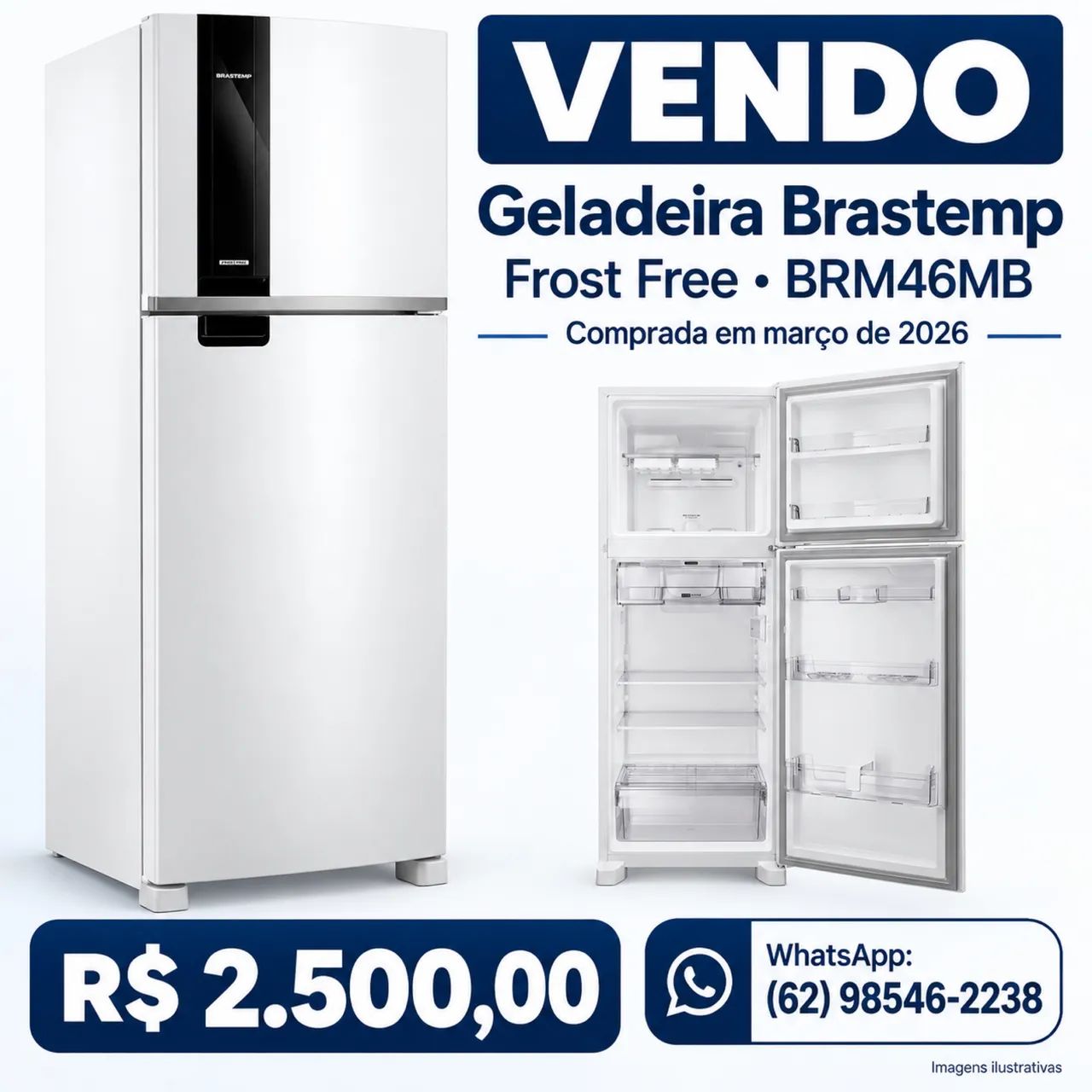 Geladeira Brastemp 