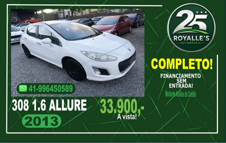 Peugeot 308 308 Allure 1.6 Flex 16V 5p Mec. 2013