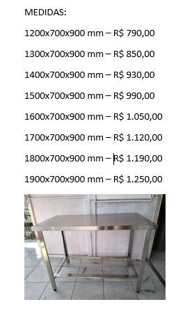Bancada em aço inox - Foto 4