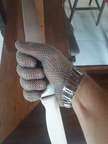 Luva de inox. Anticortes - Foto 3