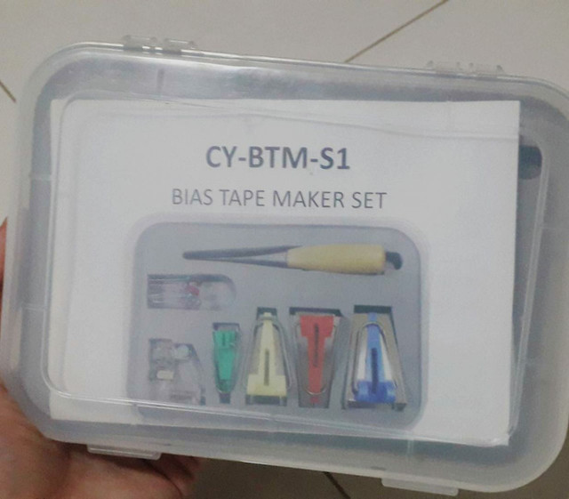 KIT Conjunto Aparelho Calcador de Fazer e Pregar Viés - Foto 4