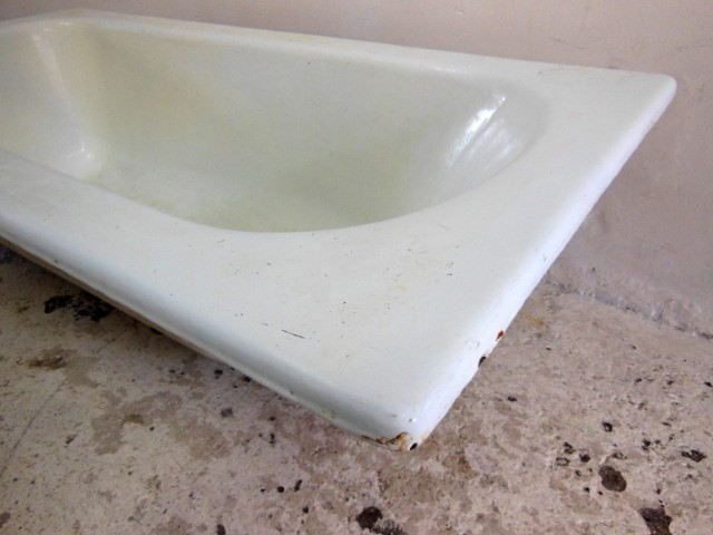 Banheira Antiga De Ferro Esmaltada Fundição Brasil - Foto 4