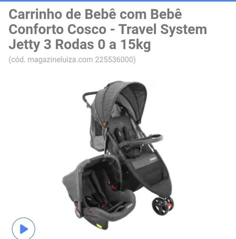 Carrinho de passeio infantil + bebê conforto - Foto 2